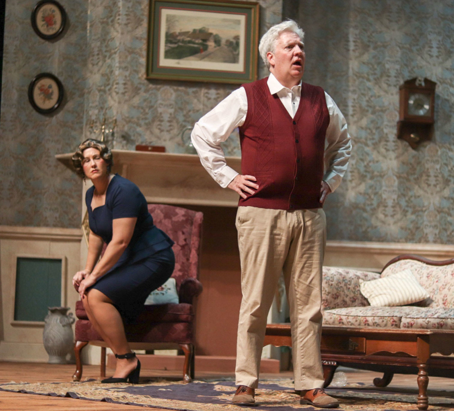"Blithe Spirit" Dress Rehearsal at the Florence Little Theatre